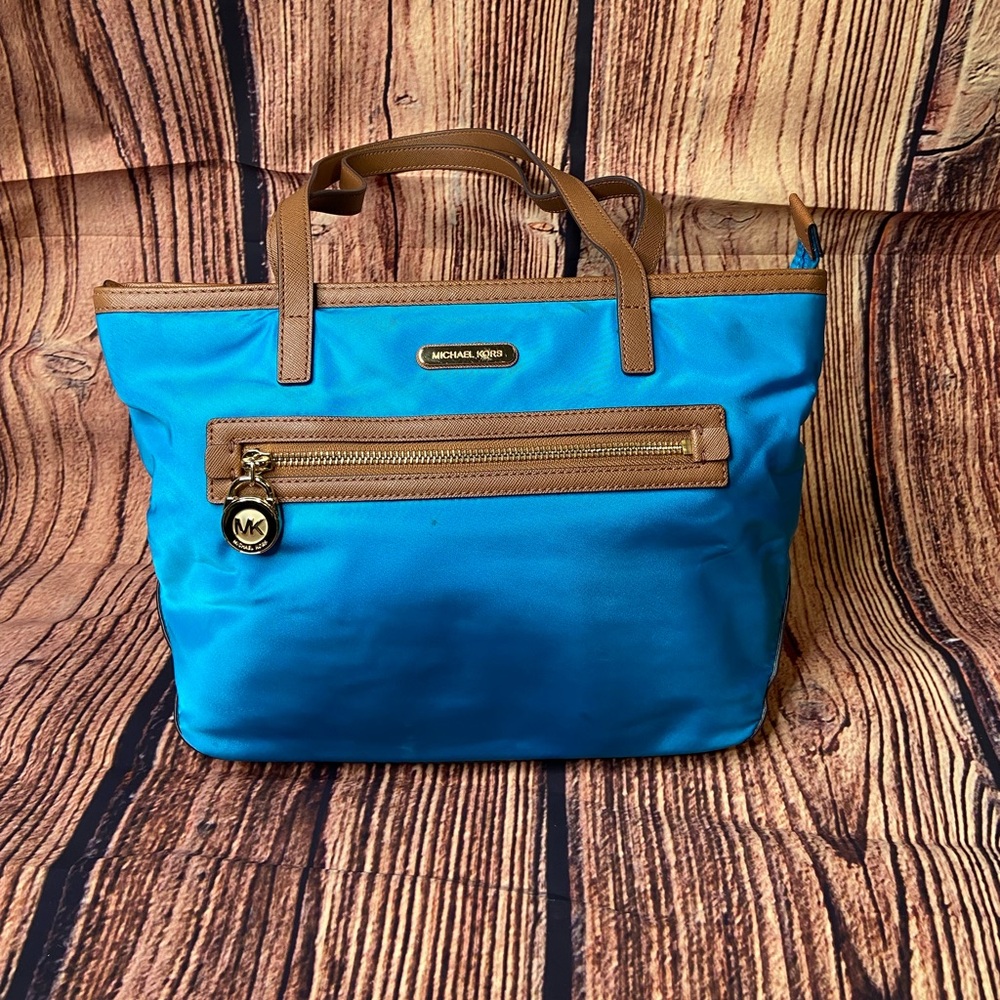 Michael Kors Blue Tote Bag